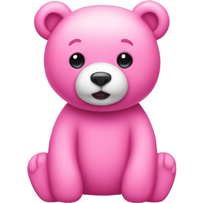 Pink bear emoji