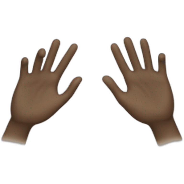 two hands doing rectangle emoji