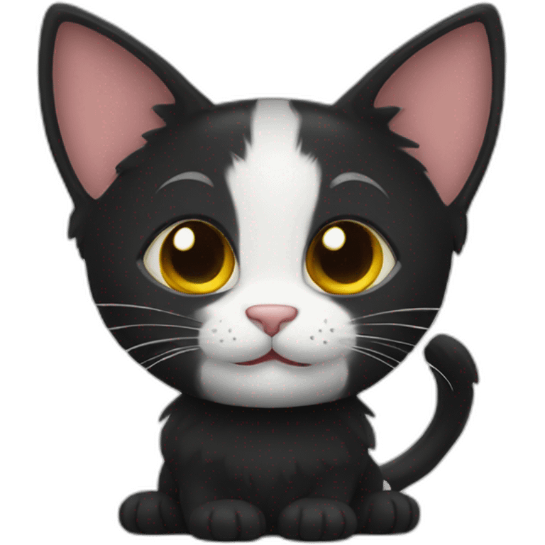 Black cat emoji | AI Emoji Generator