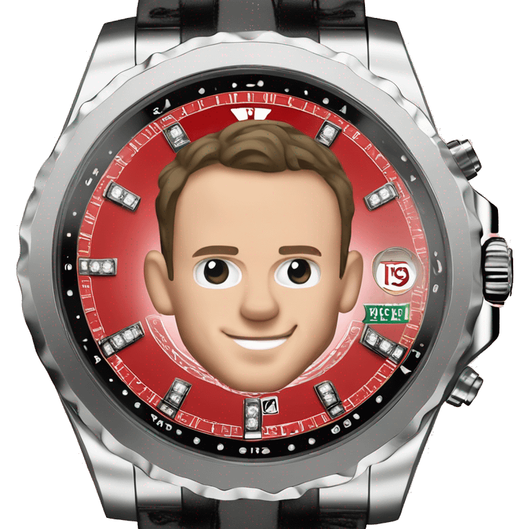 Jonathan Toews as a Rolex watch emoji