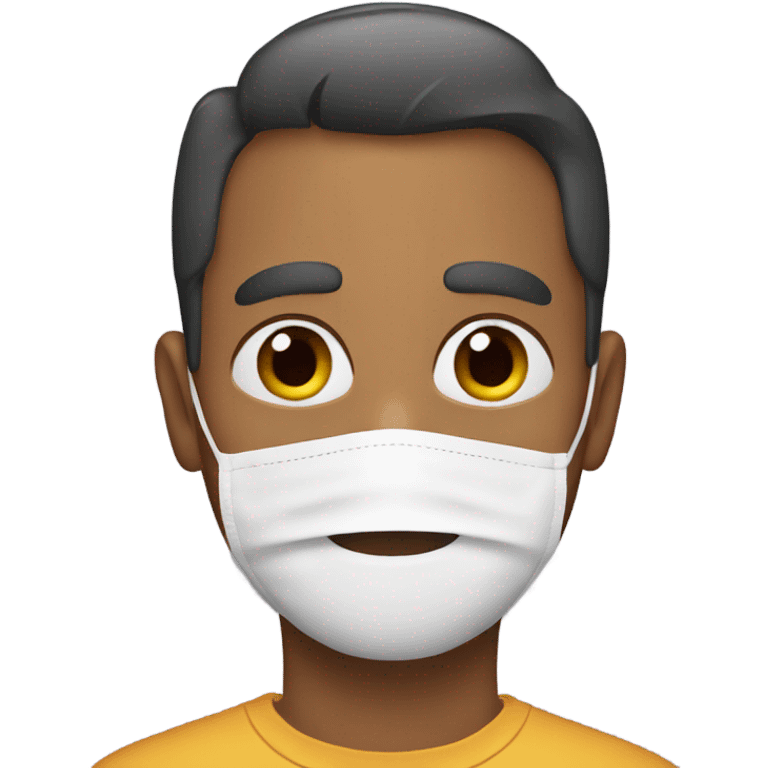 A dad with mask emoji