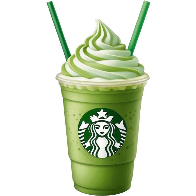 frappe Matcha Starbucks emoji