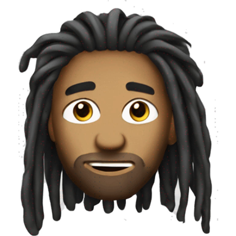 nonchalant dreadhead emoji emoji