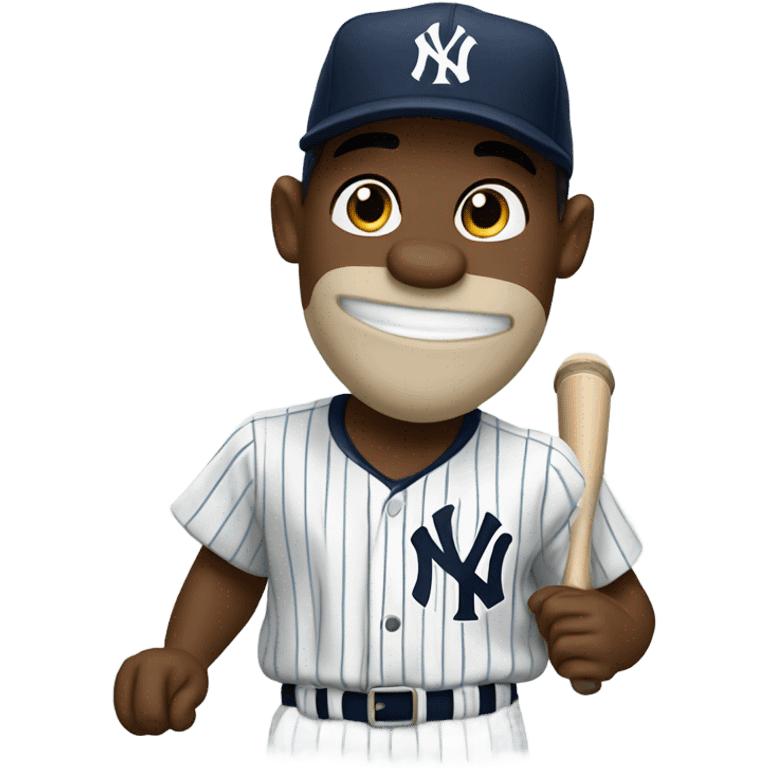 A Gator with a New York Yankees Jersey emoji