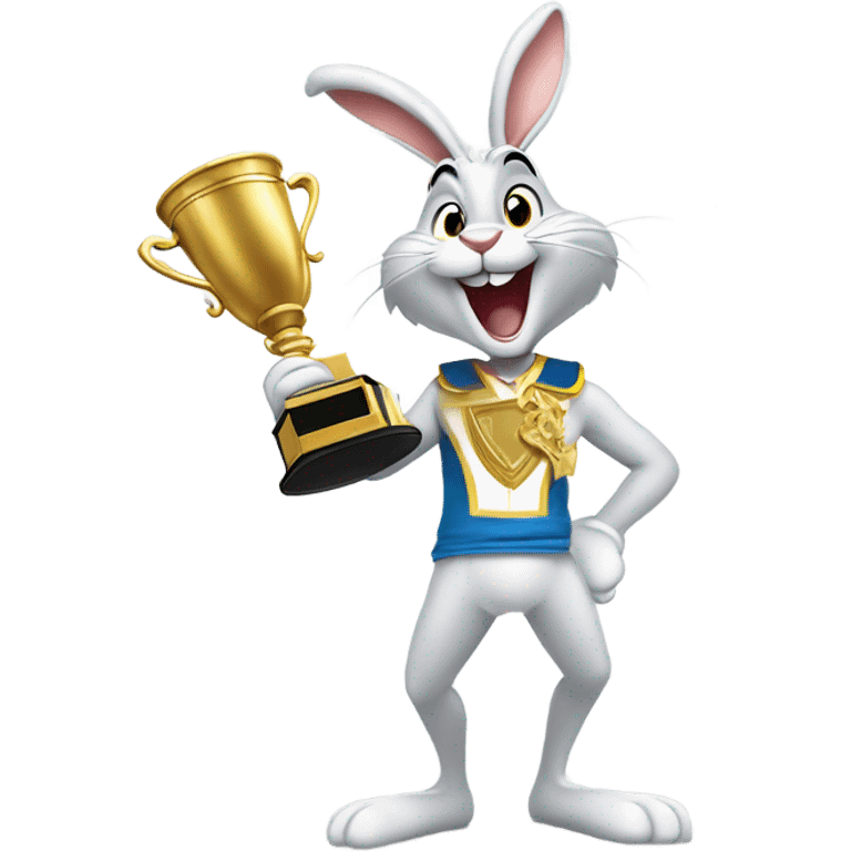 Bugs Bunny winning first place  emoji