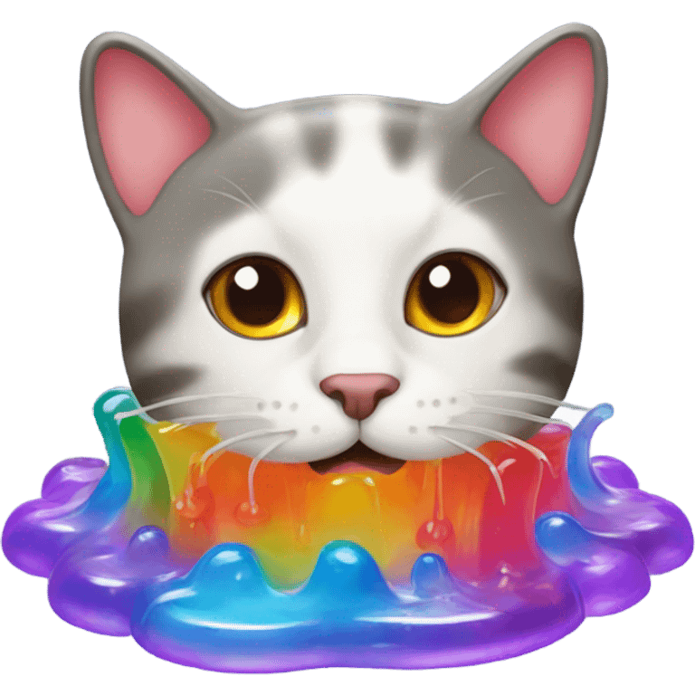 Cat inside jelly emoji