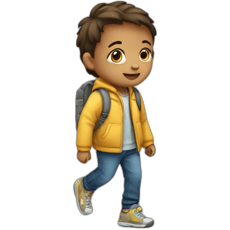 child walking emoji