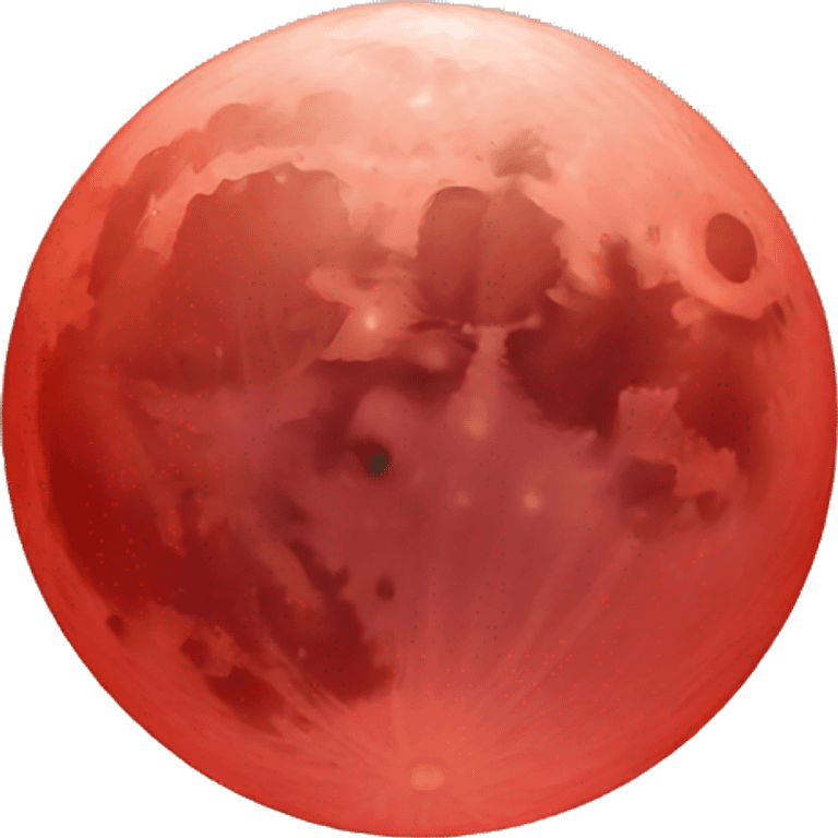 red moon emoji