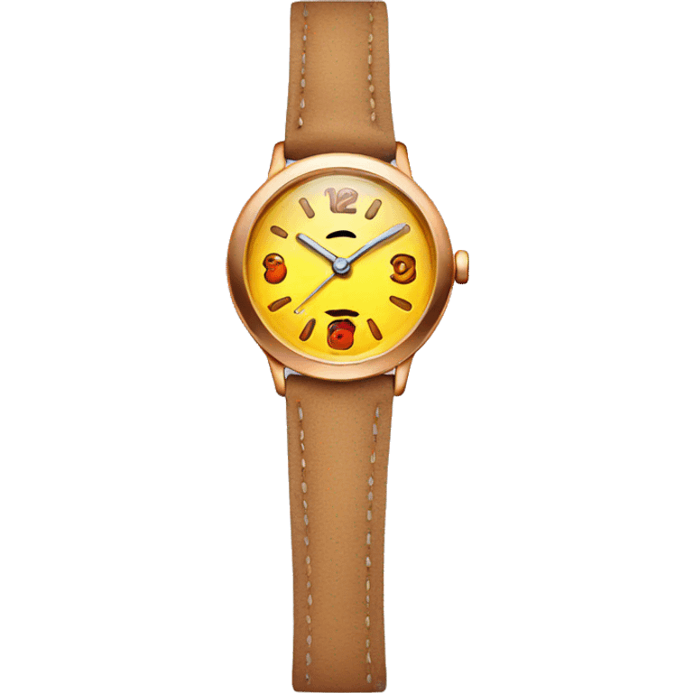 A woman wrist watch emoji