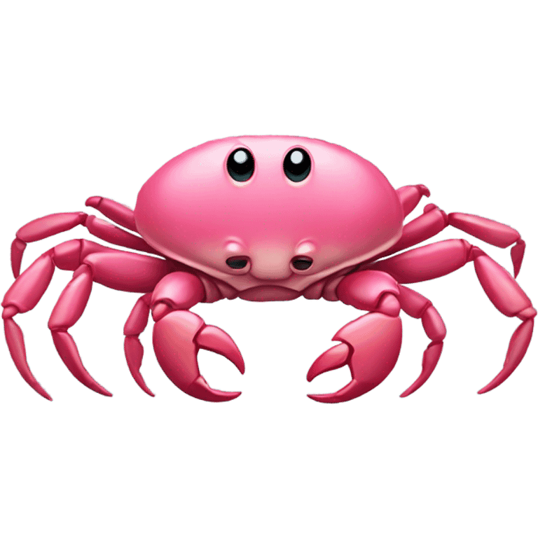 Pink crab emoji