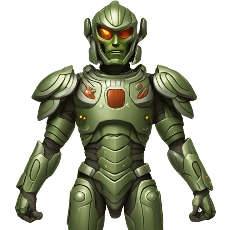 Martian military Overlord full body emoji