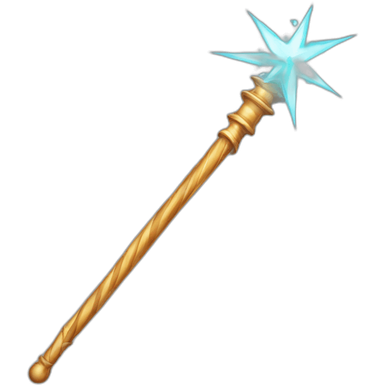 realistic Magic wand emoji