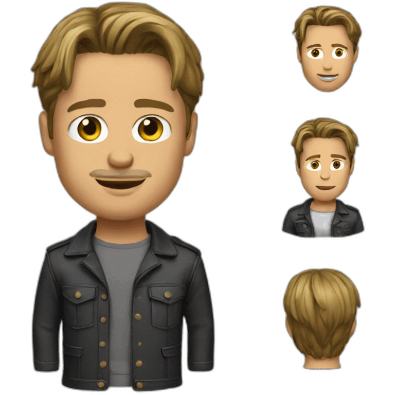 brad pitt emoji