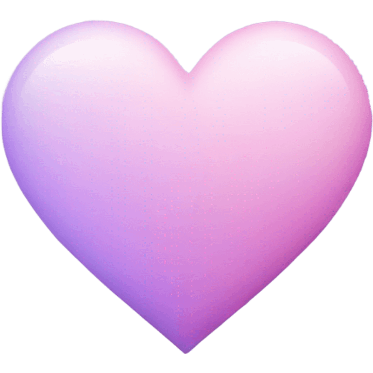 Pastel purple pink heart  emoji