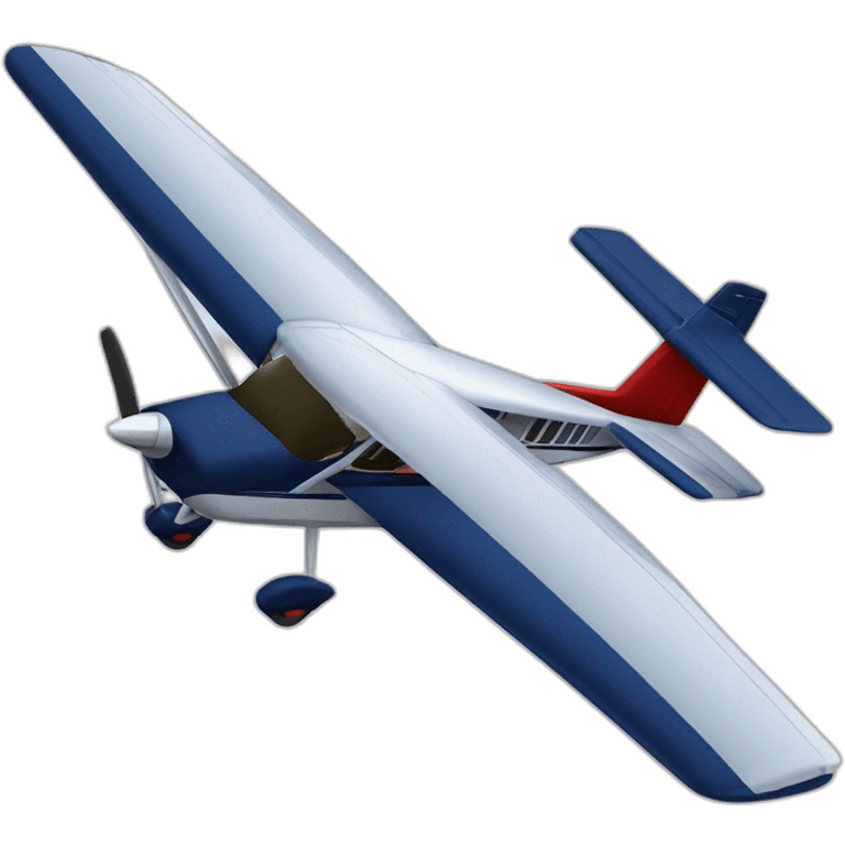 Real airplane cessna modelo 206 emoji