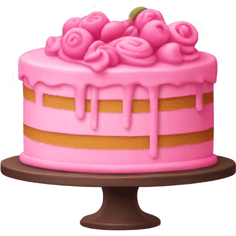 Pink cake emoji