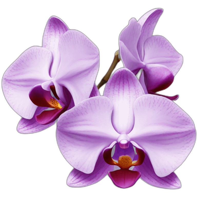 orchids emoji