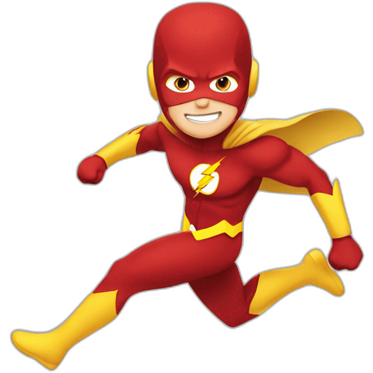 flash superhero running emoji