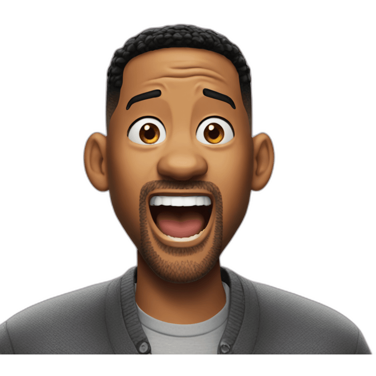 Will smith happy surprised emoji