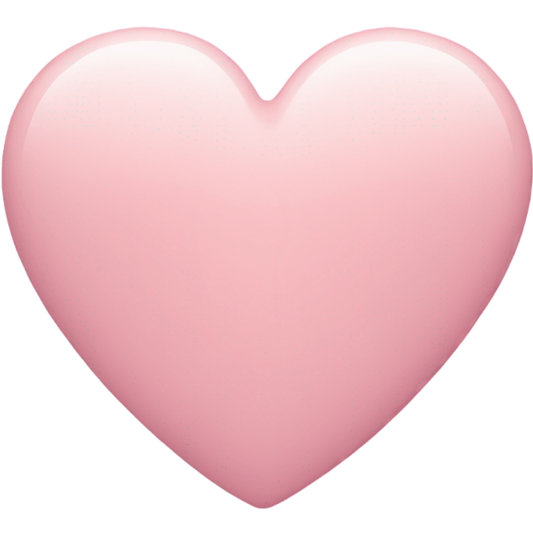 Pastel pink heart emoji