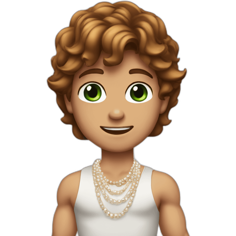 Posh-muscle-boy-with-pearl-necklace-and-green-eyes-and-brown-hair emoji