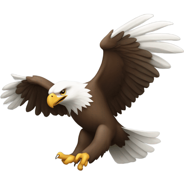 And Eagle going after an arrow head emoji