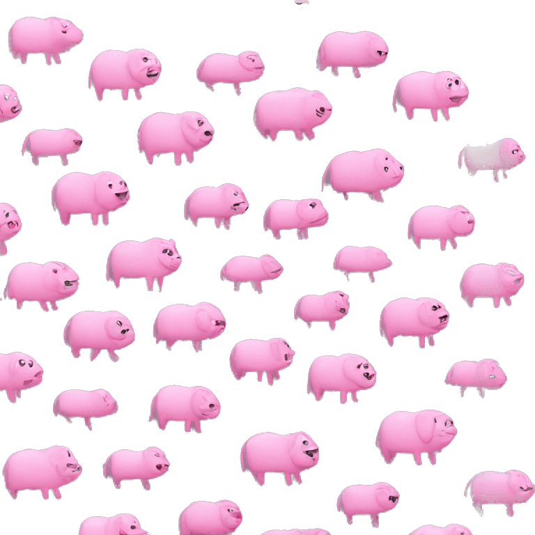 Pink animals  emoji