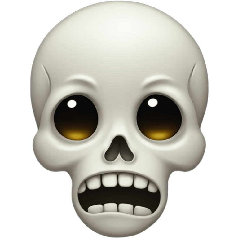 crying skull with tears emoji