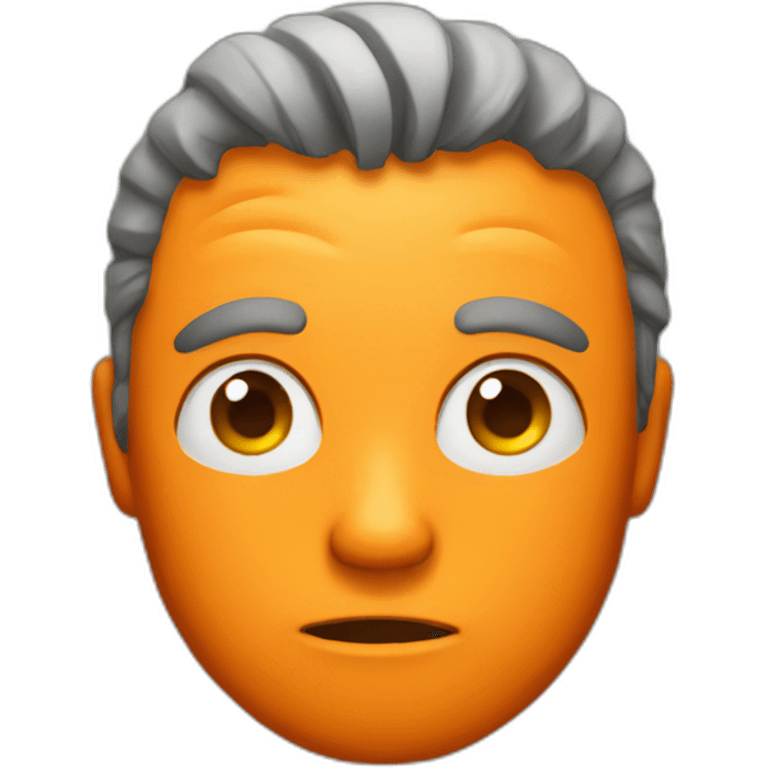 Orange man bad emoji