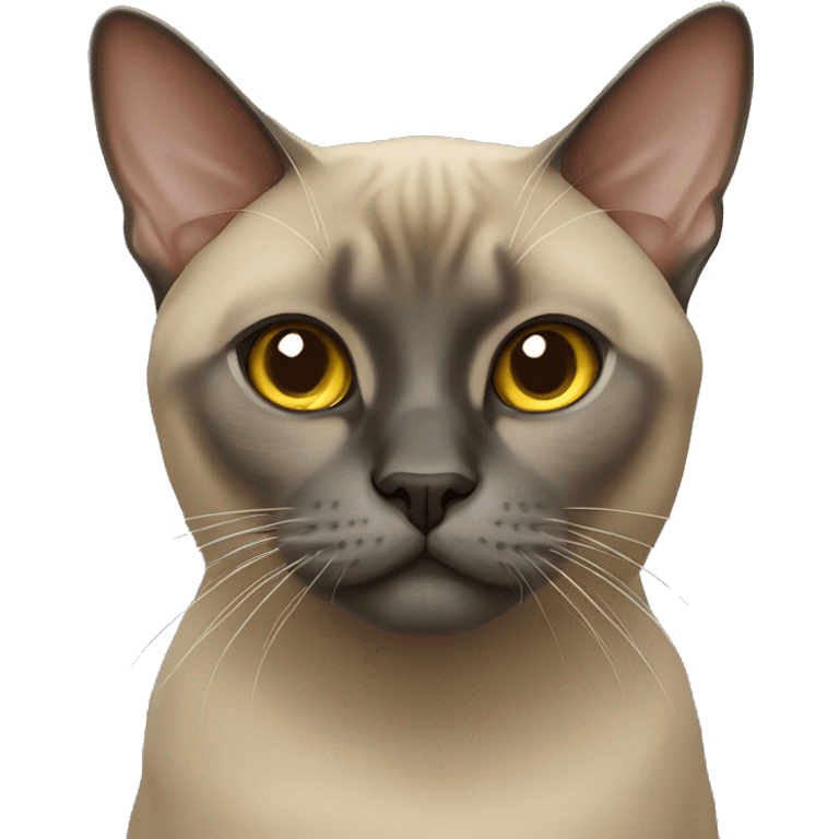 Burmese cat emoji