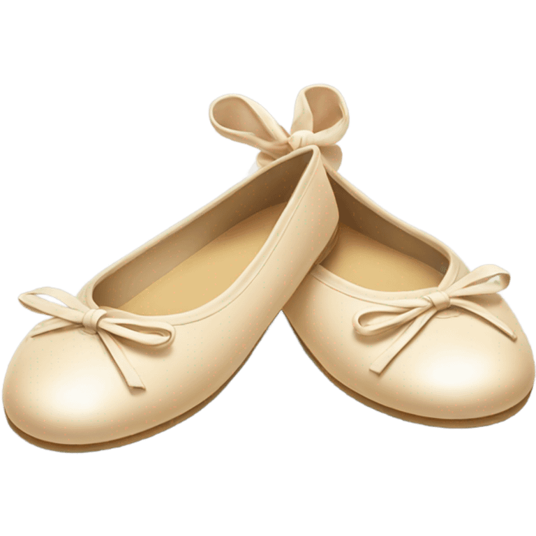 Chanel ballet flats emoji