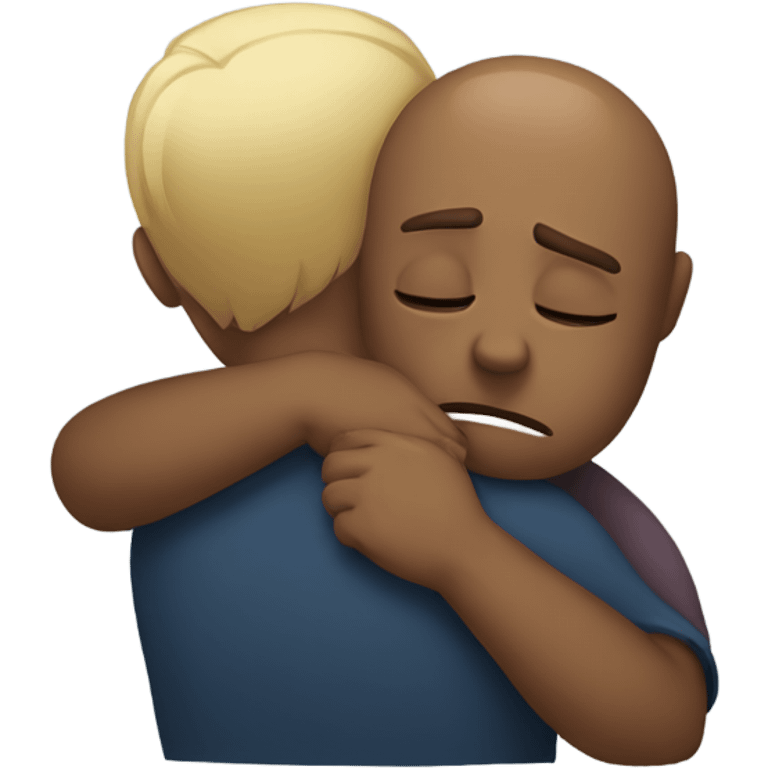 sad hug emoji