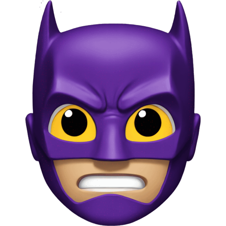 batman in purple emoji