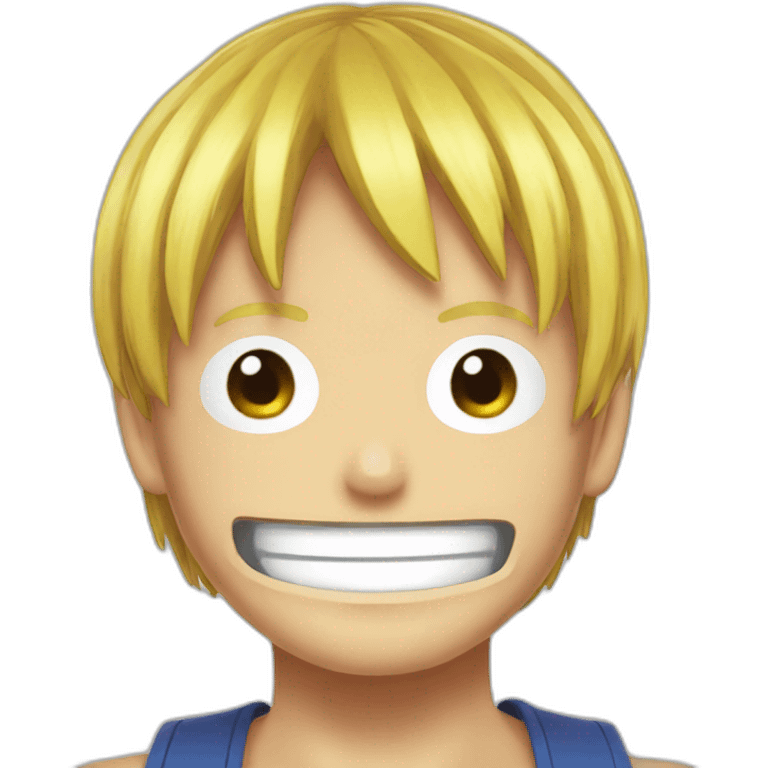 luffy with sanji head emoji