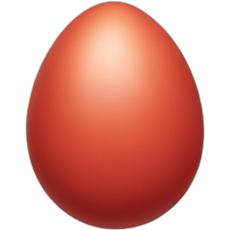 red egg emoji