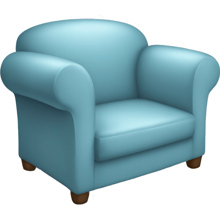 couch light blue color emoji