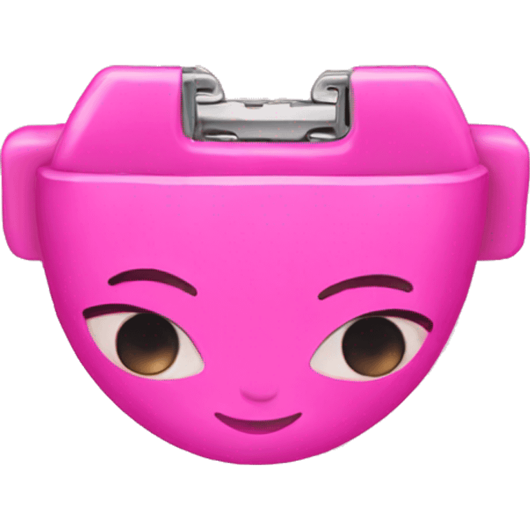 pink Pinces double clip emoji