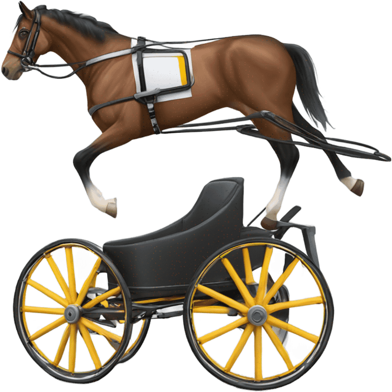 harness racecart emoji