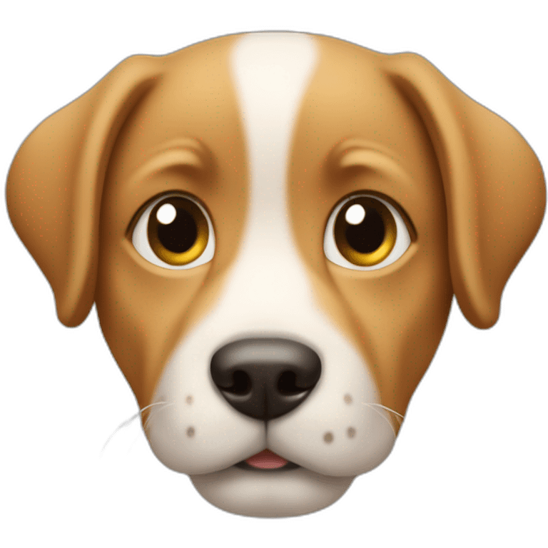 puppy dog in the fourth dimension emoji