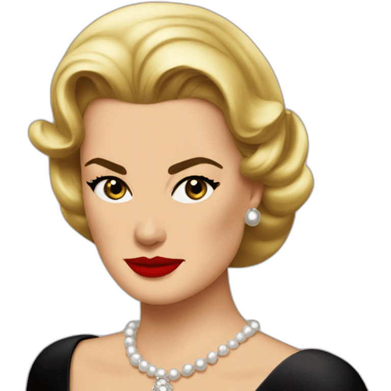 Grace kelly evil emoji