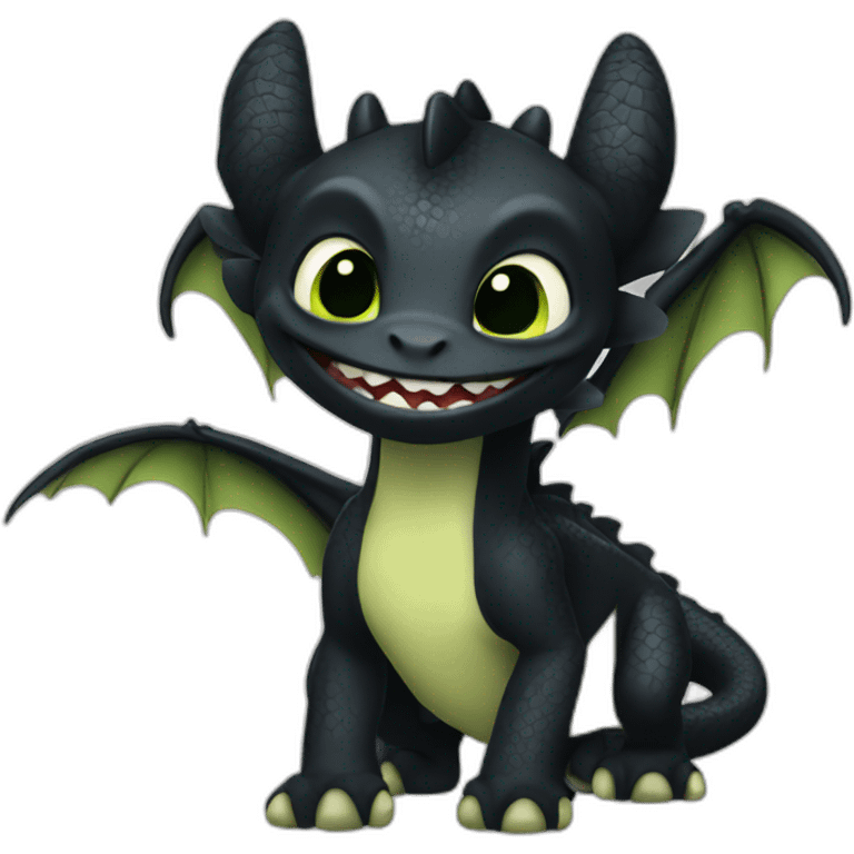 Toothless The Dragon emoji