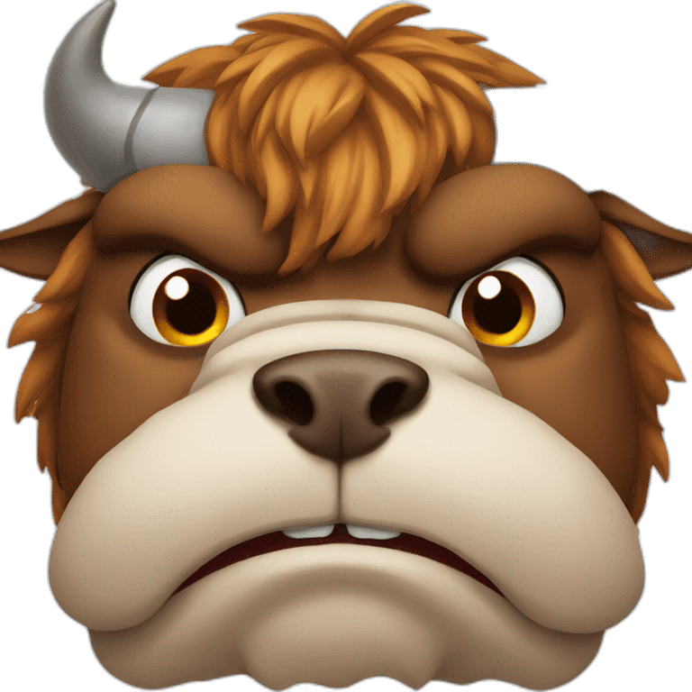 angry bull emoji