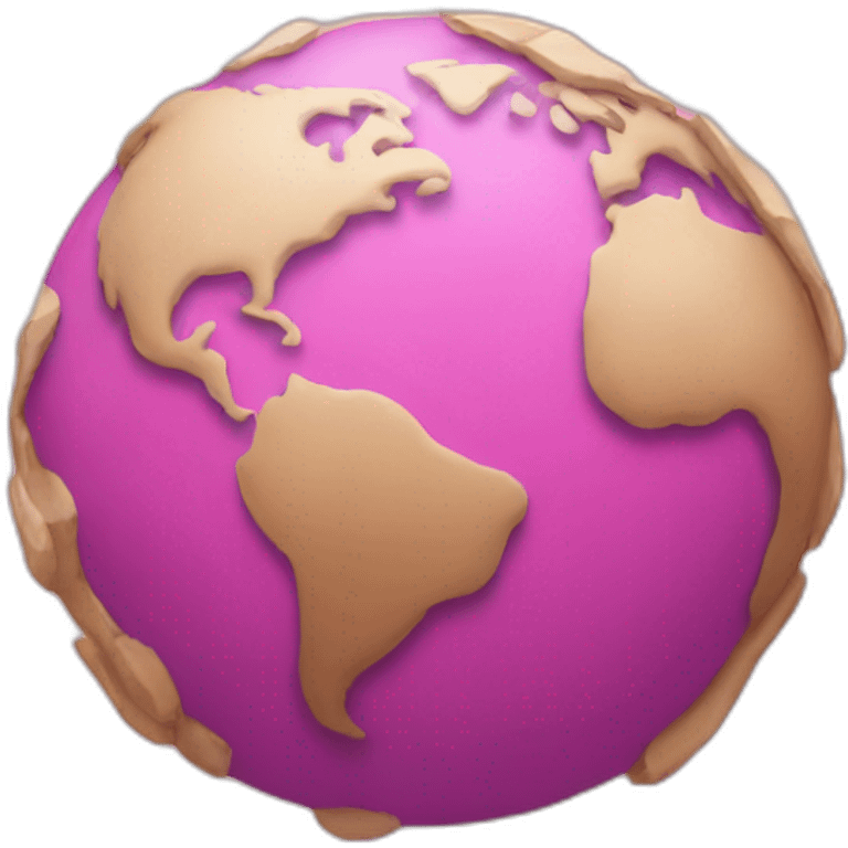 pink earth instagram emoji