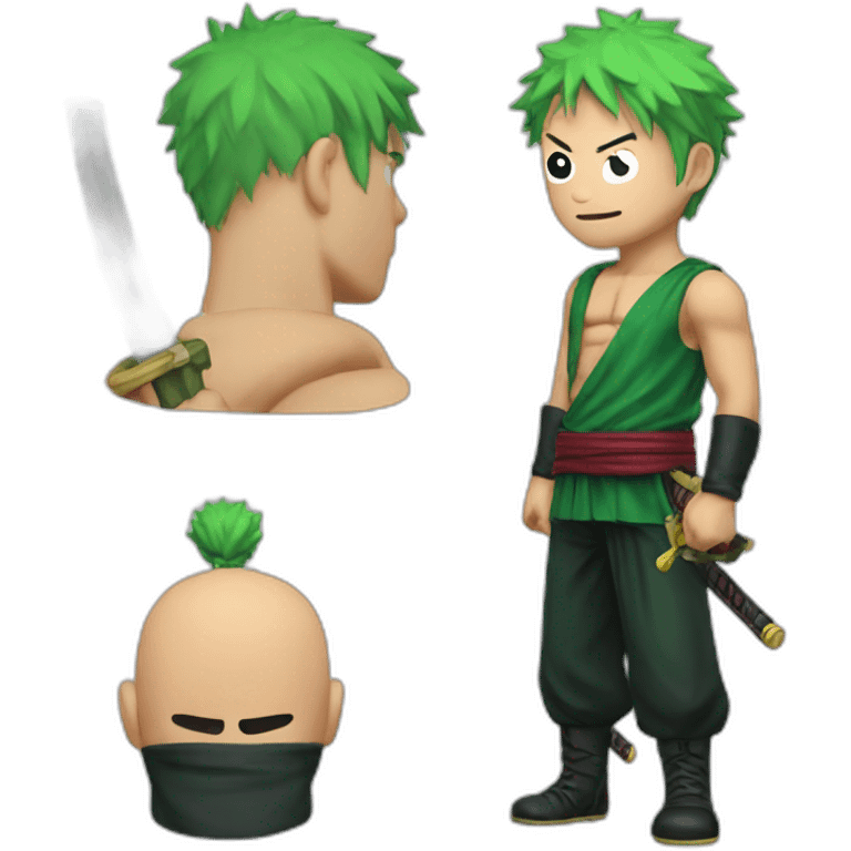 Zoro avec son sabre  emoji