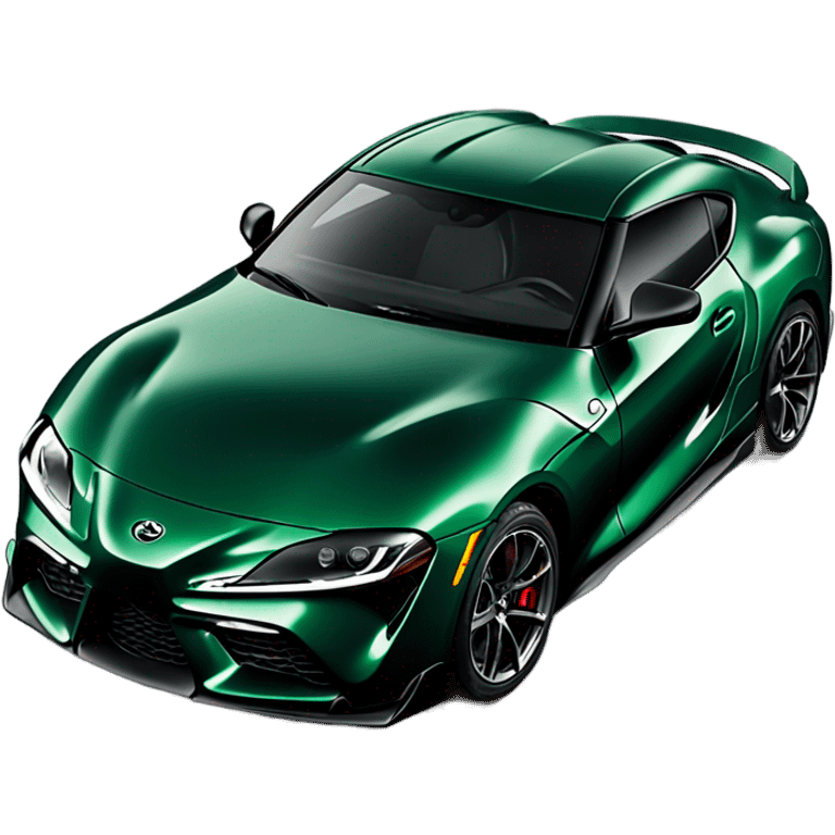 Toyota Supra new dark green emoji