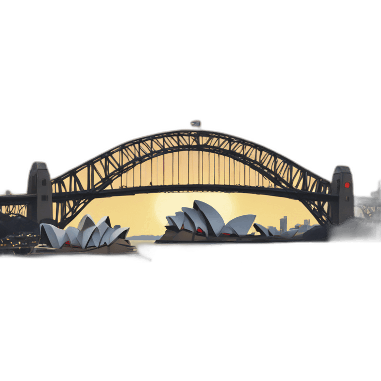 sydney harbour bridge emoji