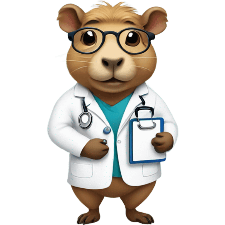 capybara doctor emoji