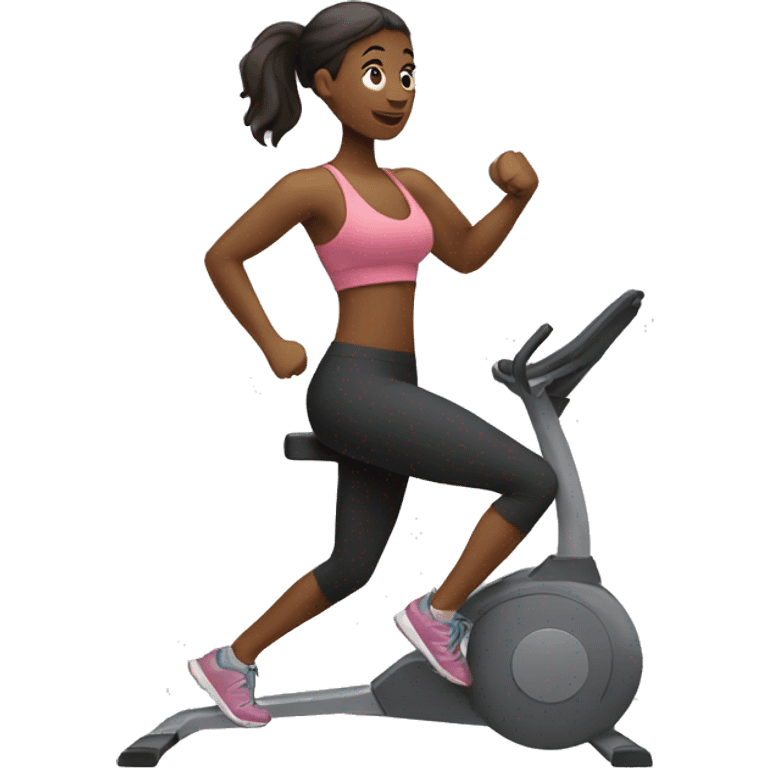 woman working out emoji