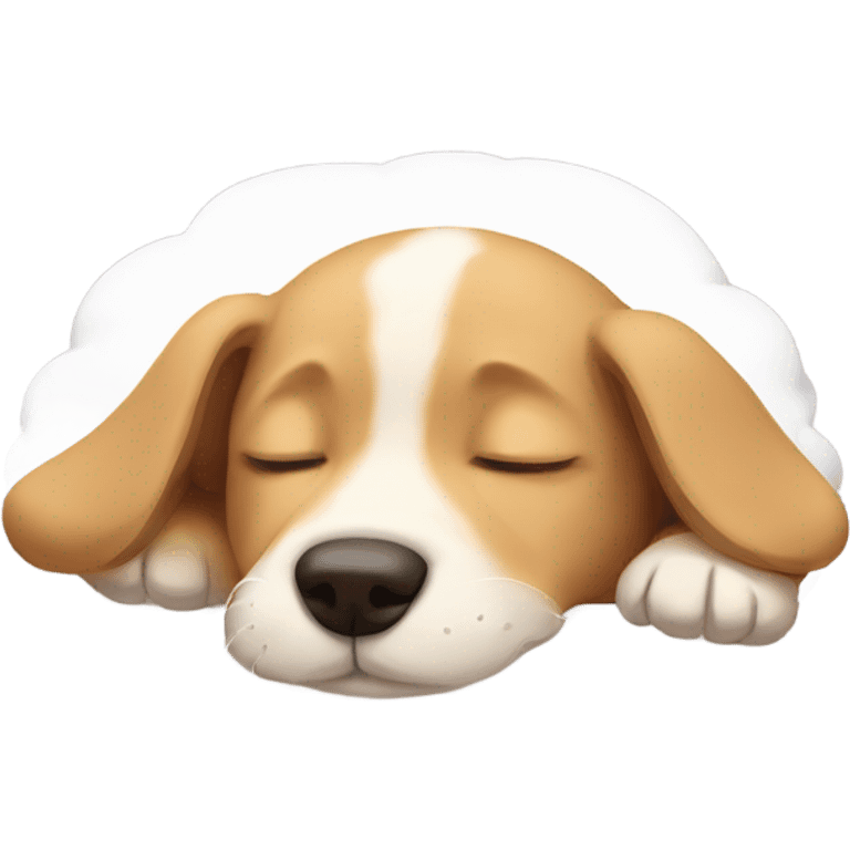 sleeping puppie emoji