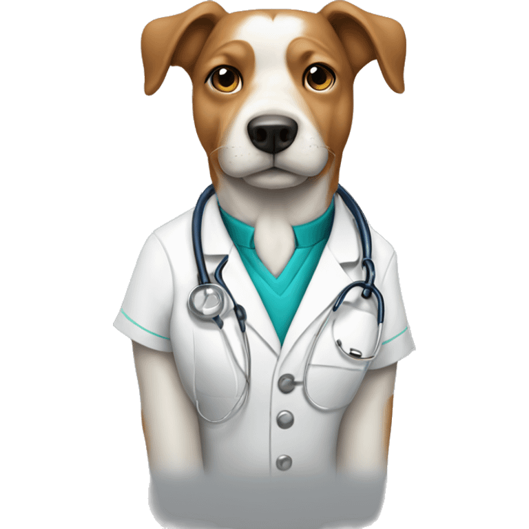 Dog doctor  emoji